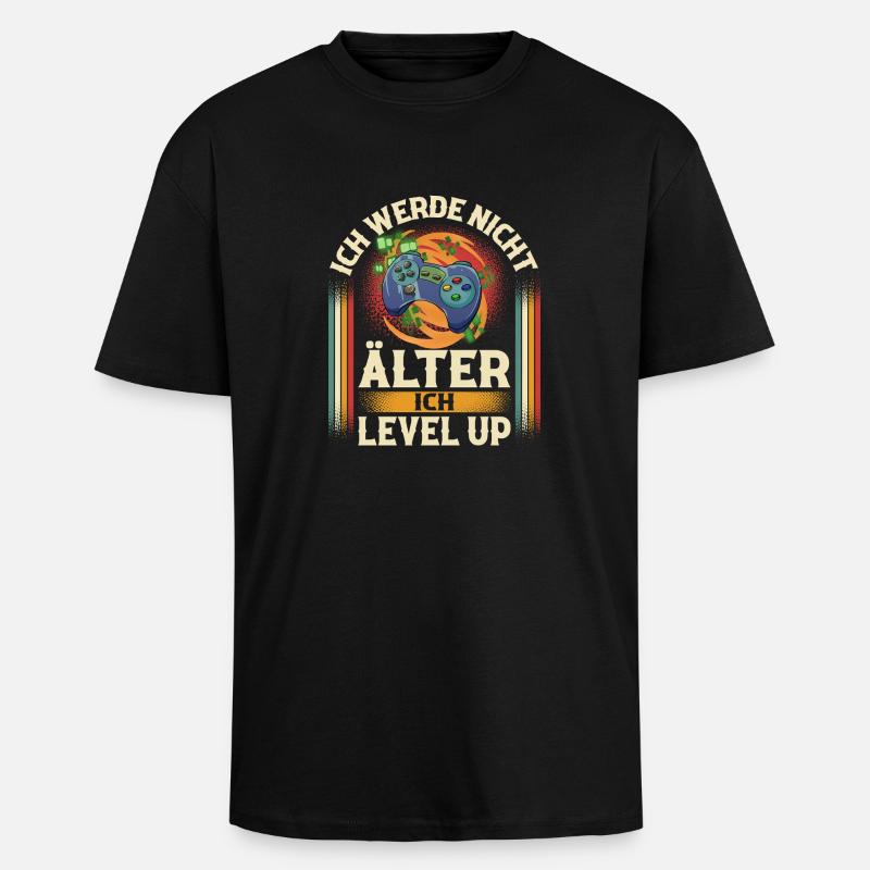 Gaming - Oversized Heavyweight Unisex T-Shirt - Schwarz
