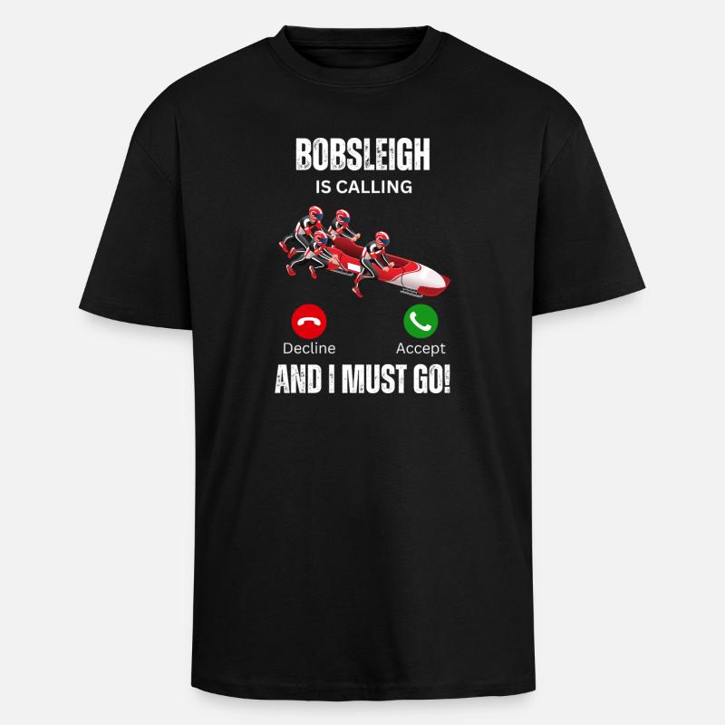 Bob ruft - Oversized Heavyweight Unisex T-Shirt - Schwarz