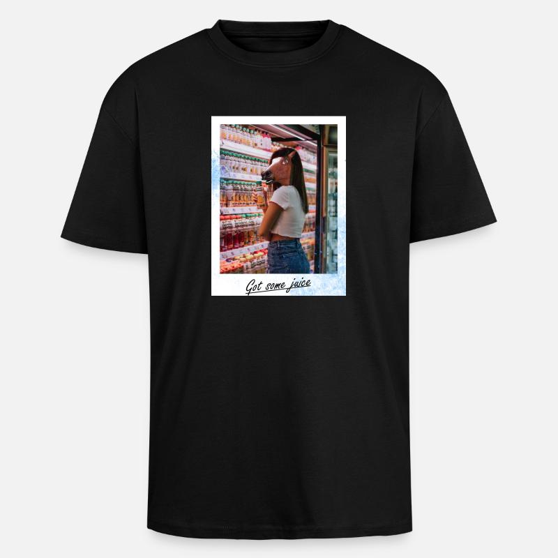 Got some juice - Oversized Heavyweight Unisex T-Shirt - Schwarz