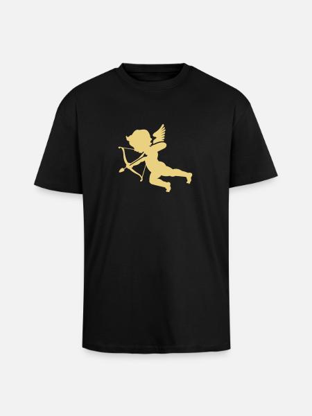 Cupid 01 - Unisex Oversized Heavyweight T-shirt - black