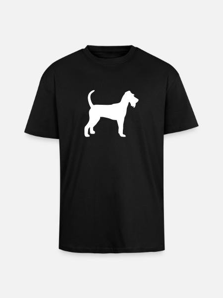 Irish Terrier - Unisex Oversized Heavyweight T-shirt - black