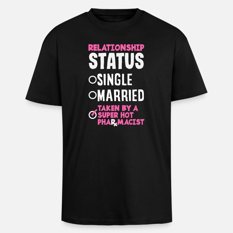 Pharmacist Pharmaceutical Technical - Unisex Oversized Heavyweight T-shirt - black