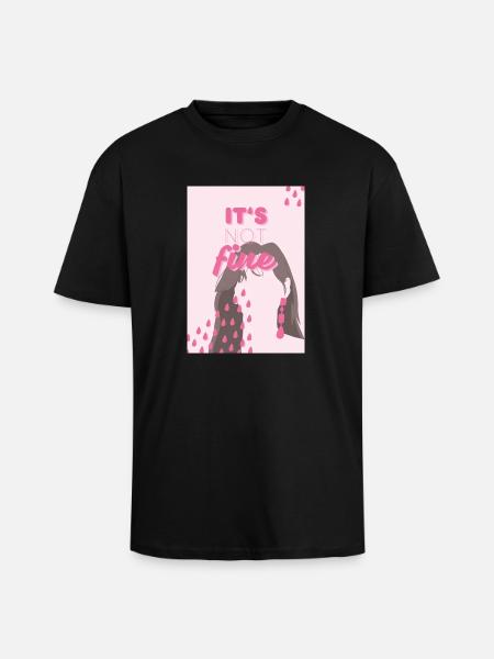 Taeyeon - it 's not fine - Unisex Oversized Heavyweight T-shirt - black