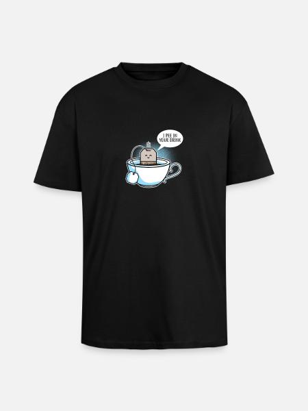 Tee Trinker / Geschenk - Oversized Heavyweight Unisex T-Shirt - Schwarz