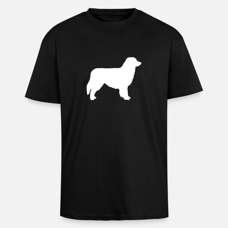 Australian Shepherd - Unisex Oversized Heavyweight T-shirt - black
