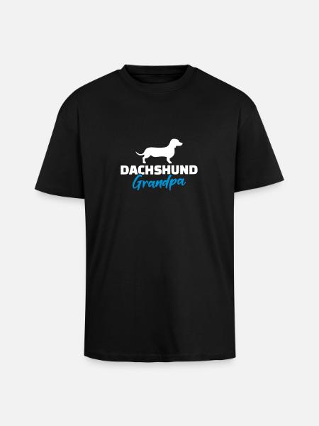 Dackel - Oversized Heavyweight Unisex T-Shirt - Schwarz