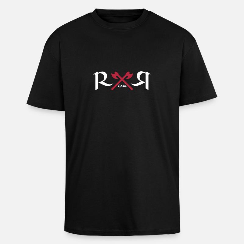 Ragnar_2 - Oversized Heavyweight Unisex T-Shirt - Schwarz