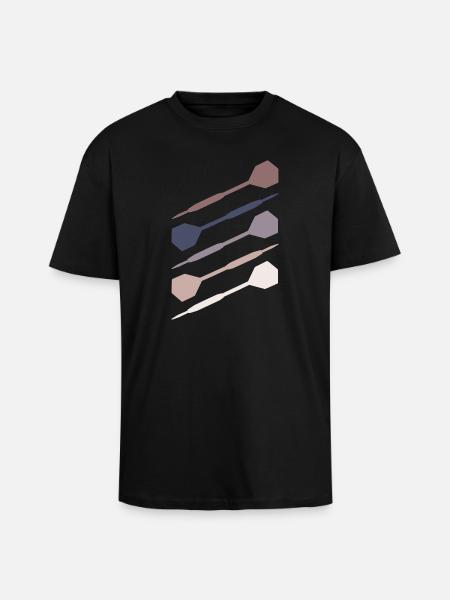 Darts Darts Dart Player - Unisex Oversized Heavyweight T-shirt - black
