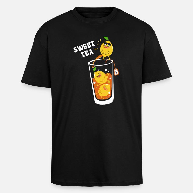 Chai Tee Sweet Tea - Oversized Heavyweight Unisex T-Shirt - Schwarz