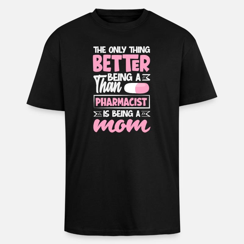 Apotheker Pharmazeutisch-technischer - Oversized Heavyweight Unisex T-Shirt - Schwarz