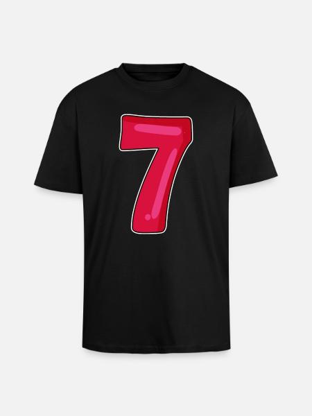 7 - Unisex Oversized Heavyweight T-shirt - black