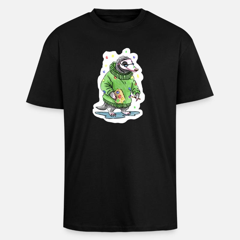 Master Painter - Unisex Oversized Heavyweight T-shirt - black