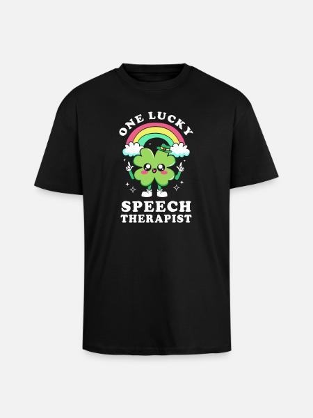 Speech therapist Speech therapist - Unisex Oversized Heavyweight T-shirt - black