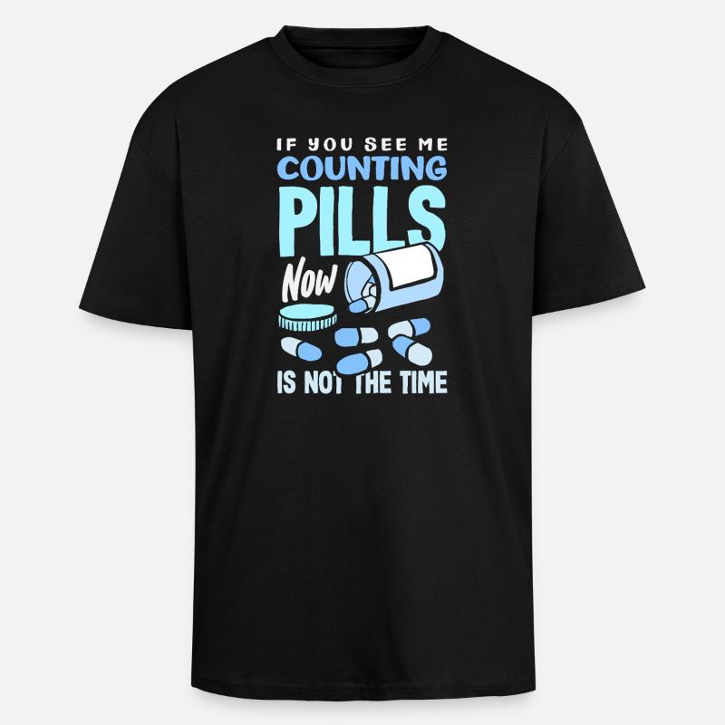 Pharmacist Pharmaceutical Technical - Unisex Oversized Heavyweight T-shirt - black