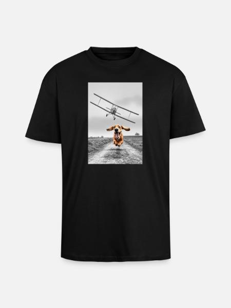 North by northwest - Unisex Oversized Heavyweight T-shirt - black