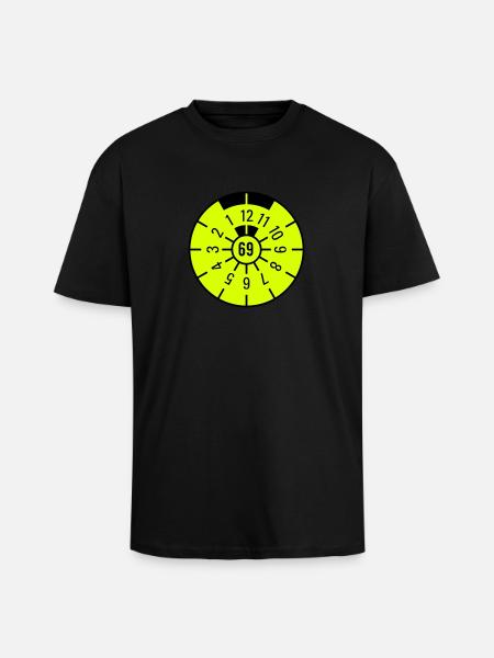 TÜV 1969 - Unisex Oversized Heavyweight T-shirt - black