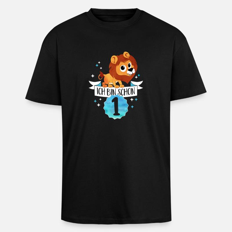 I'm already 1 - Unisex Oversized Heavyweight T-shirt - black