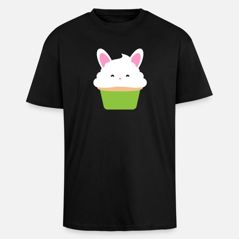 Cupcake, Muffin, Geschenkidee - Oversized Heavyweight Unisex T-Shirt - Schwarz