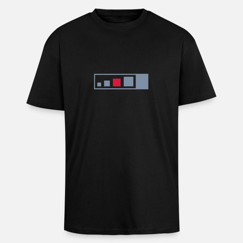 regular geocache - Oversized Heavyweight Unisex T-Shirt - Schwarz