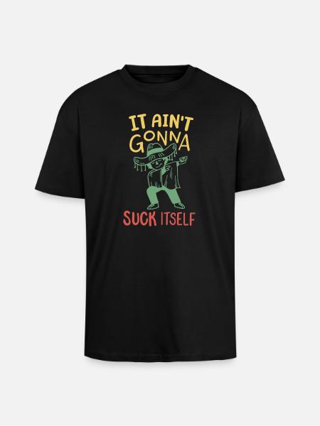 Cinco de Mayo Dabbing Mexikaner - Oversized Heavyweight Unisex T-Shirt - Schwarz