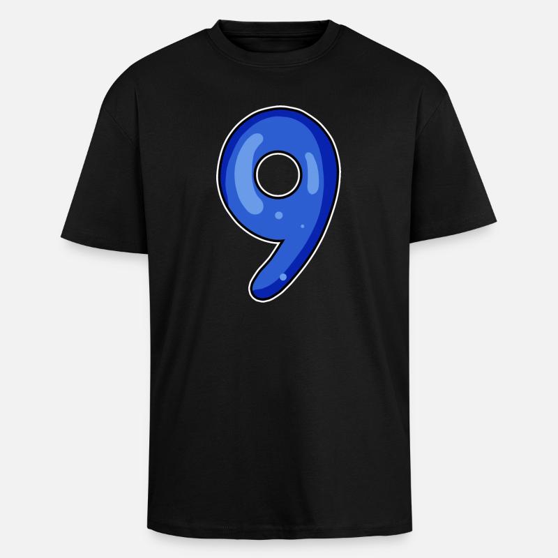 9 - Unisex Oversized Heavyweight T-shirt - black