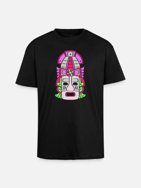 Inka Maya kalender aztec - Oversized Heavyweight Unisex T-Shirt - Schwarz