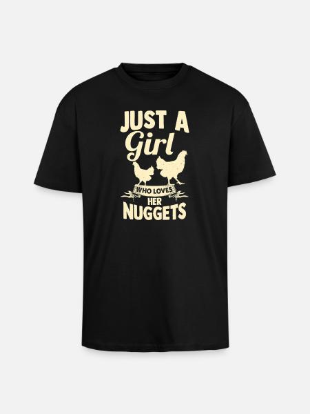 Farmer Rooster Flock Poultry Chicken - Oversized Heavyweight Unisex T-Shirt - Schwarz
