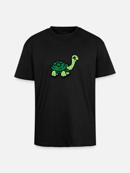 Tortoise 3 - Unisex Oversized Heavyweight T-shirt - black