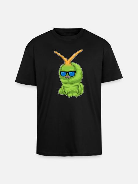Caterpillar Sunglasses - Unisex Oversized Heavyweight T-shirt - black
