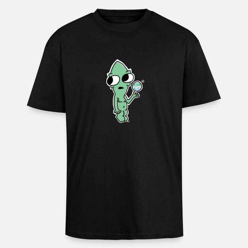 Alien 2 - Oversized Heavyweight Unisex T-Shirt - Schwarz