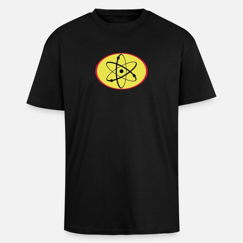 nerdman_042012a_3c - T-shirt unisexe oversize épais - noir