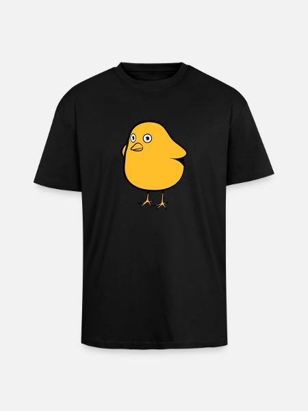 funny chicks - Unisex Oversized Heavyweight T-shirt - black
