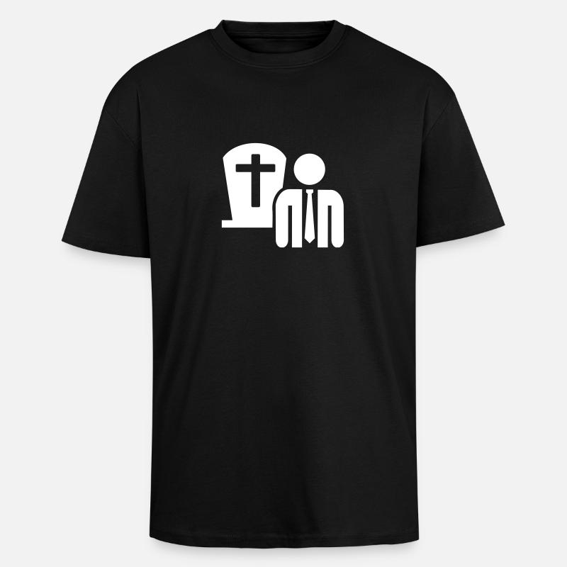 Undertaker - Unisex Oversized Heavyweight T-shirt - black