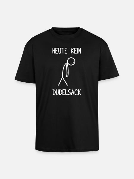 No bagpipe bagpiper today - Unisex Oversized Heavyweight T-shirt - black