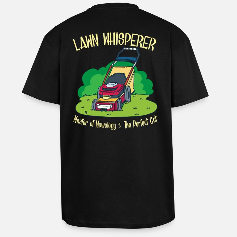 Gärtner Garten Rasenmäher Geschenk - Oversized Heavyweight Unisex T-Shirt - Schwarz