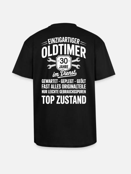 30° anniversario di servizio - collega di lavoro - T-shirt unisex oversize pesante - nero