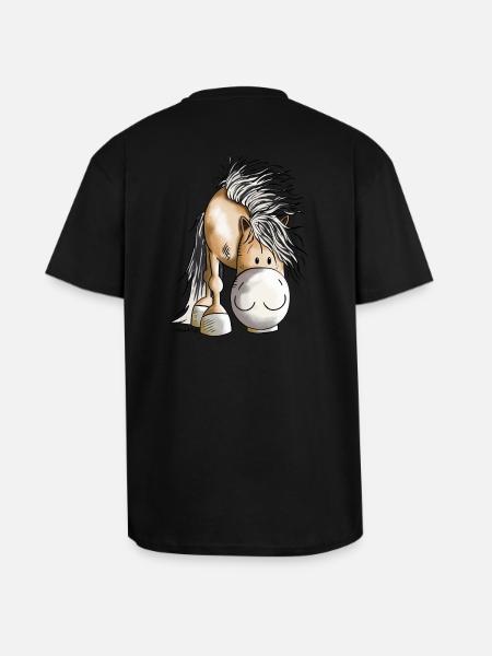 Niedlicher Norweger - Oversized Heavyweight Unisex T-Shirt - Schwarz
