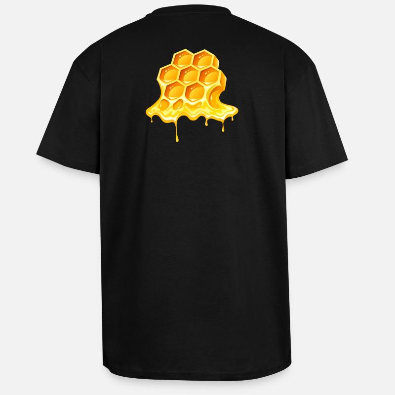Honig, Imker, Imker - Oversized Heavyweight Unisex T-Shirt - Schwarz
