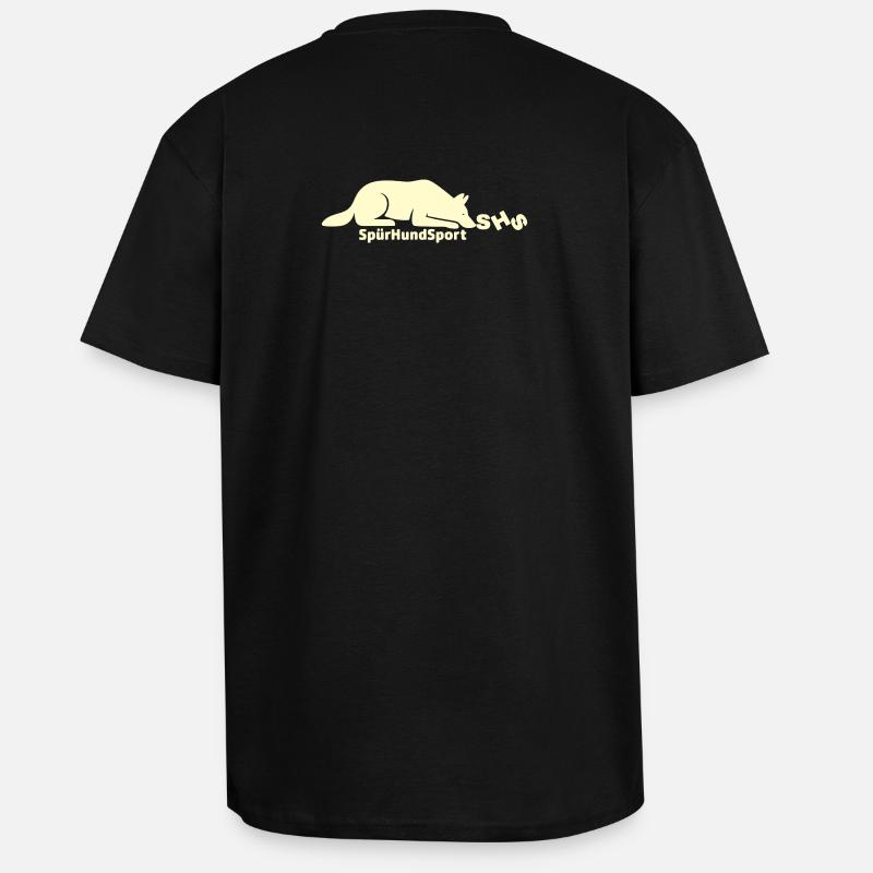 SHS Logo lemon - Oversized Heavyweight Unisex T-Shirt - Schwarz