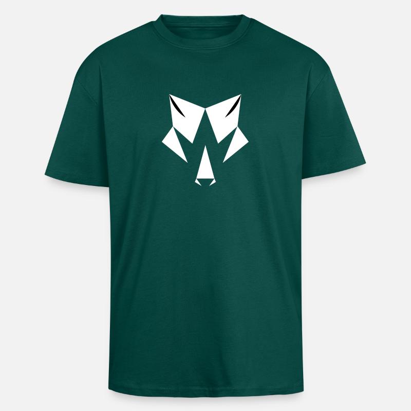 Loup-Garou - T-shirt unisexe oversize épais - hunter green
