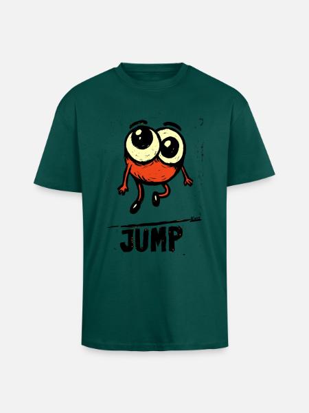 Spring Monster Energy on Two Legs - Unisex Oversized Heavyweight T-shirt - hunter green