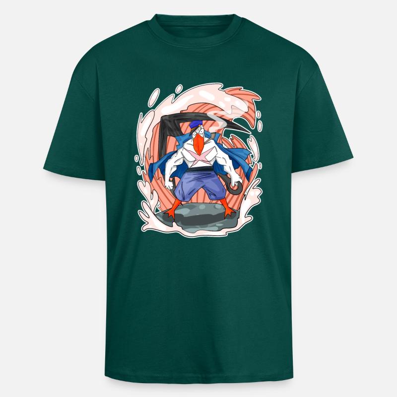 Möwe - Oversized Heavyweight Unisex T-Shirt - hunter Green
