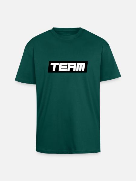 Team - Unisex Oversized Heavyweight T-shirt - hunter green