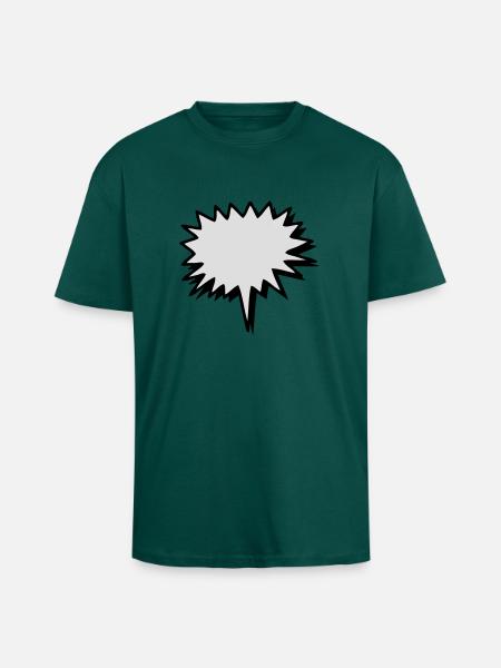 Schild - Oversized Heavyweight Unisex T-Shirt - hunter Green