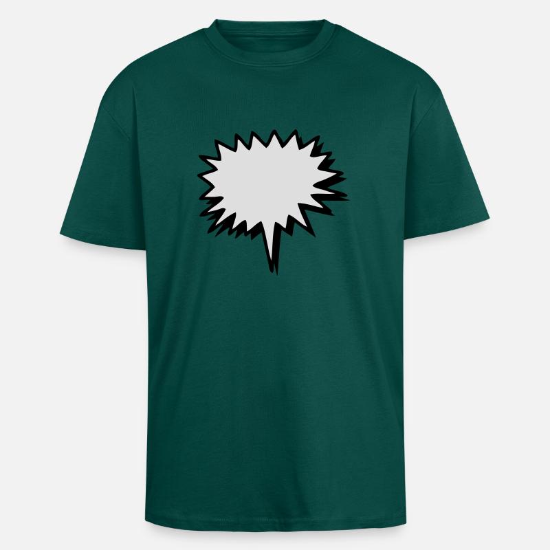 Schild - Oversized Heavyweight Unisex T-Shirt - hunter Green