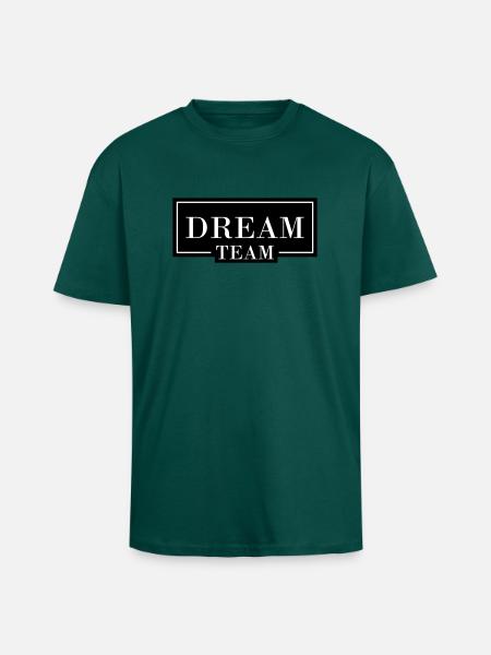 Dream Team - Oversized Heavyweight Unisex T-Shirt - hunter Green