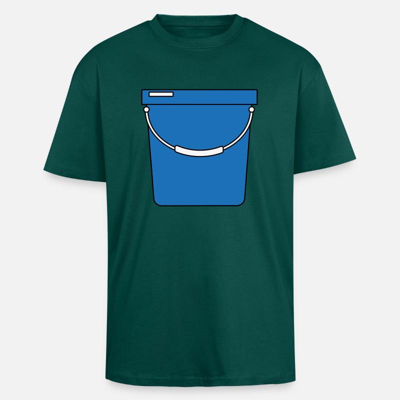 Eimer - Oversized Heavyweight Unisex T-Shirt - hunter Green