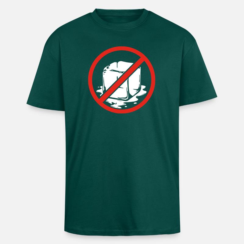 Kein Symbol Anti-Abschiebungs-Pro-Einwanderer-Marsch - Oversized Heavyweight Unisex T-Shirt - hunter Green