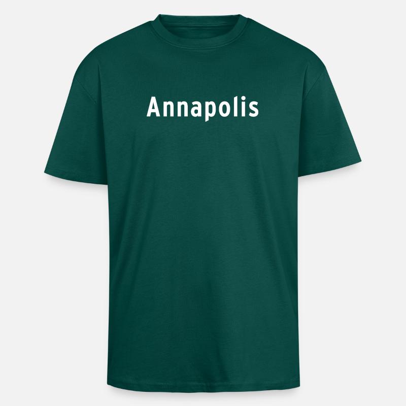 Annapolis - Oversized Heavyweight Unisex T-Shirt - hunter Green