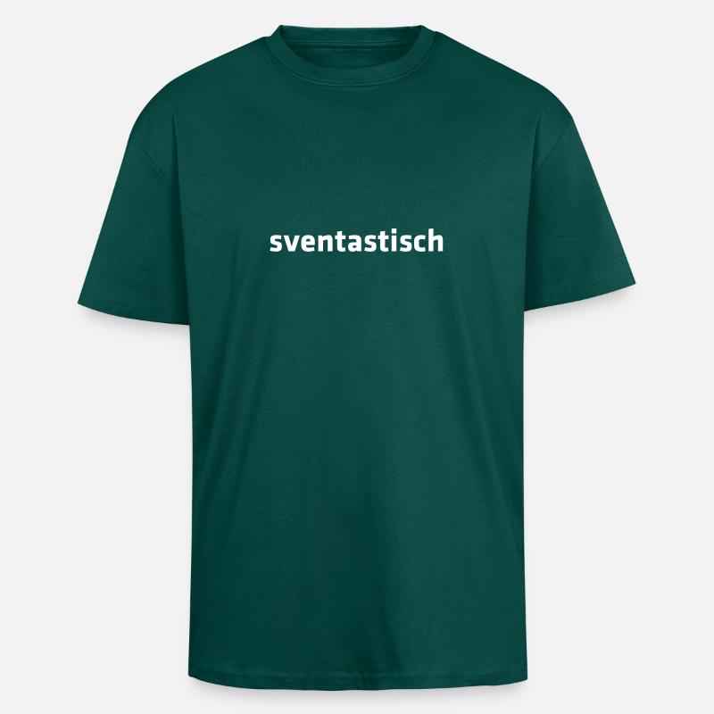 sventastisch - Oversized Heavyweight Unisex T-Shirt - hunter Green